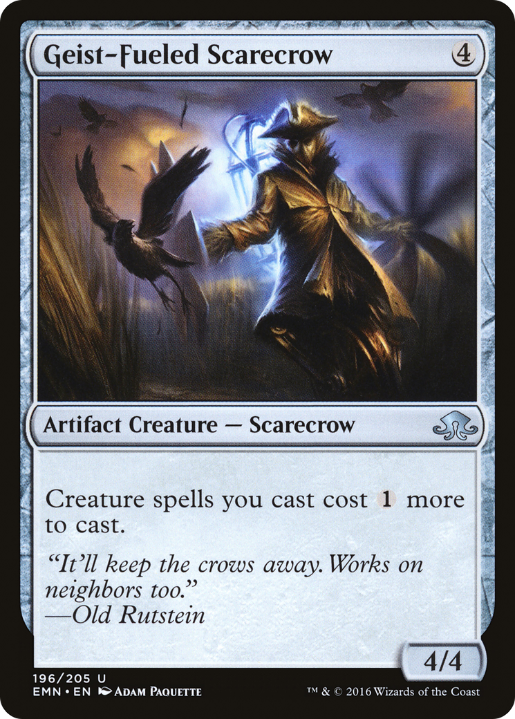 Geist-Fueled Scarecrow (196) Foil - Eldritch Moon