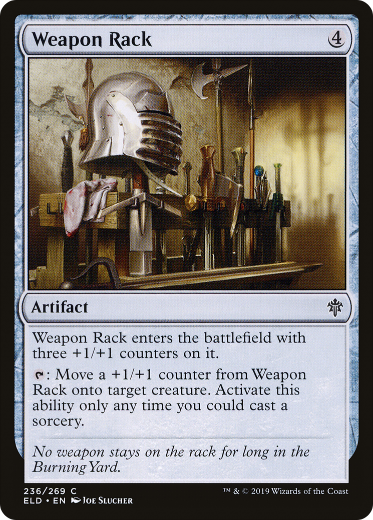 Weapon Rack (236) Foil - Throne of Eldraine