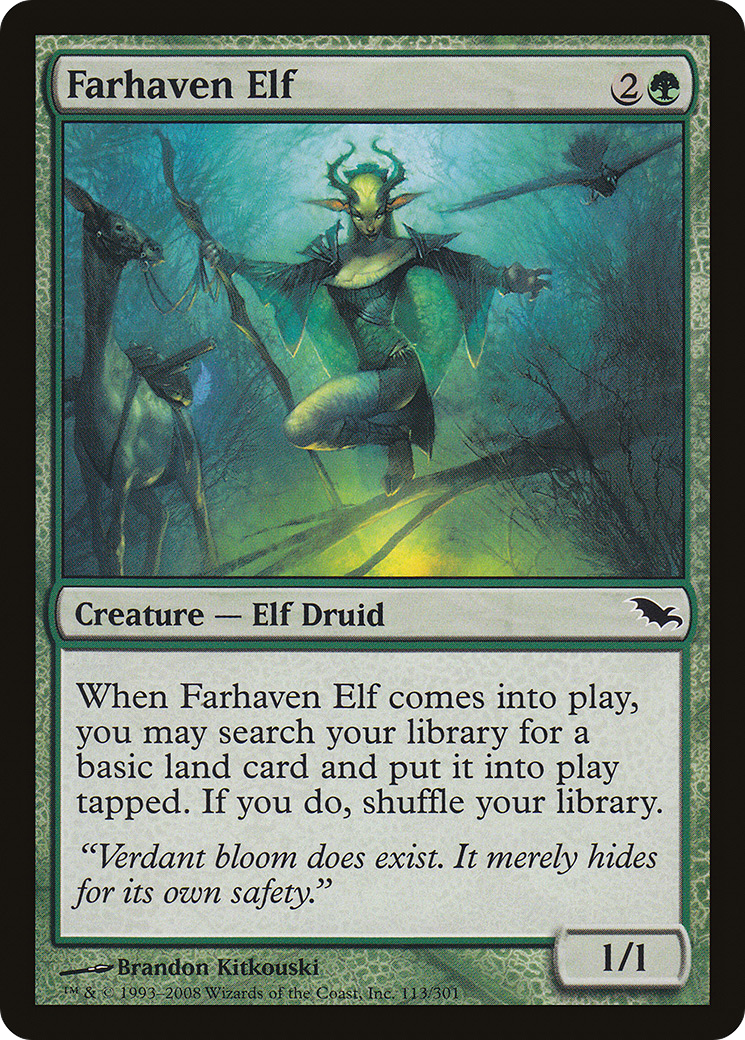 Farhaven Elf (113) Foil - Shadowmoor