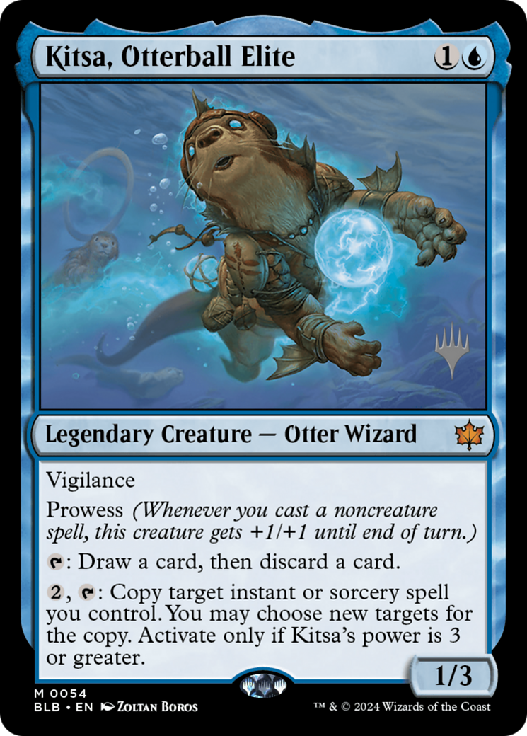 Kitsa, Otterball Elite (054) - Bloomburrow Promos