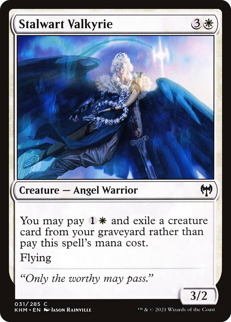 Stalwart Valkyrie (031) Foil - Kaldheim