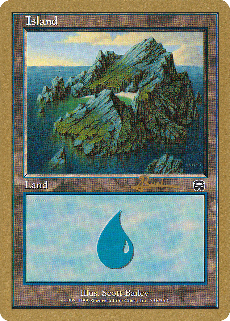 Island (336) - 2001 Antoine Ruel (MMQ) (Retro) - World Championship Decks 2001