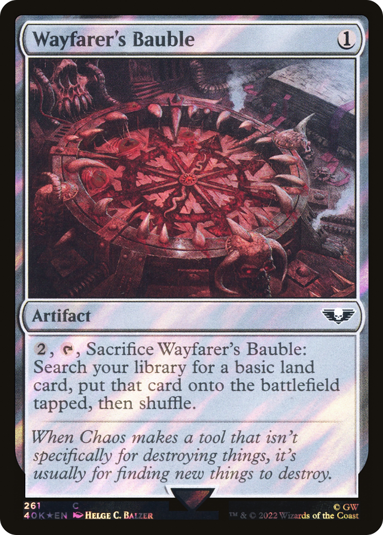 Wayfarer's Bauble (261) Surge Foil - Warhammer 40,000 Commander