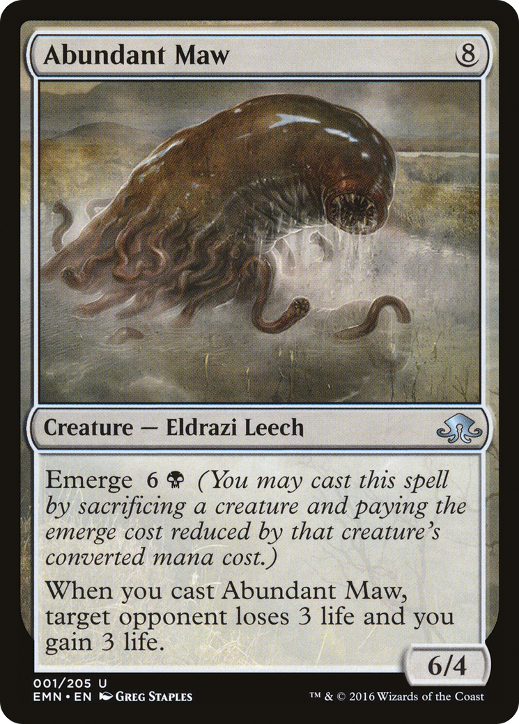 Abundant Maw (001) - Eldritch Moon