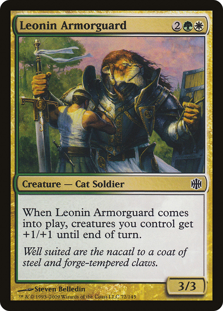 Leonin Armorguard (072) - Alara Reborn Foil