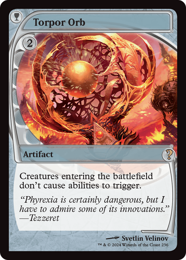 Torpor Orb (Future Sight) (236) Foil - Mystery Booster 2