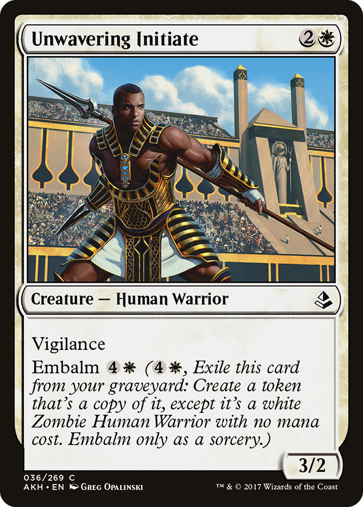 Unwavering Initiate (036) - Amonkhet