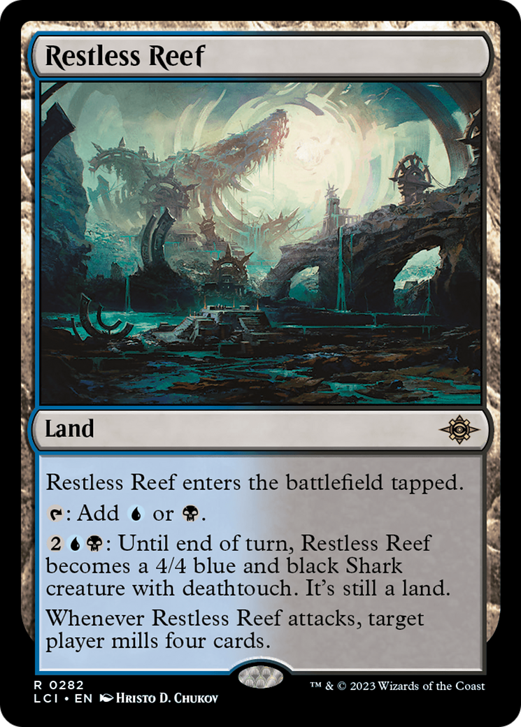 Restless Reef (282) Foil - The Lost Caverns of Ixalan