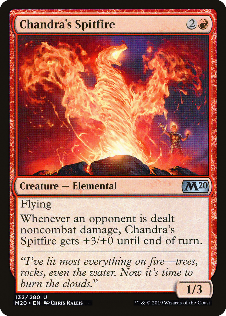 Chandra's Spitfire (132) - Core Set 2020