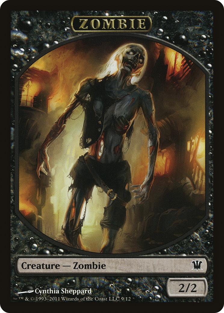Zombie Token (009) - Innistrad Tokens