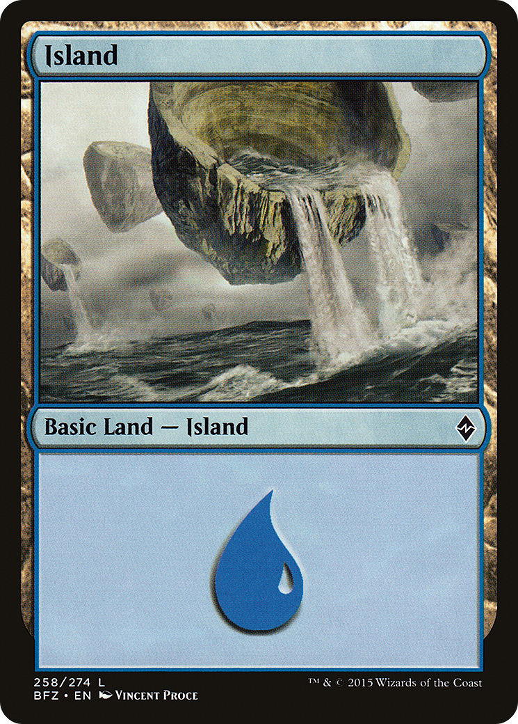 Island (258a) - Battle for Zendikar