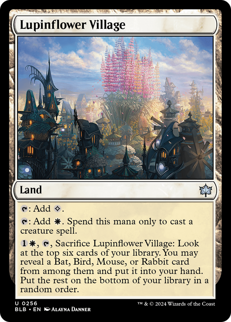 Lupinflower Village (256) - Bloomburrow