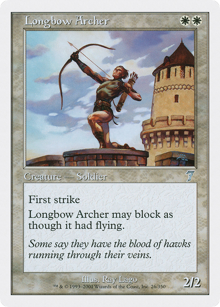 Longbow Archer (026) Foil - Seventh Edition