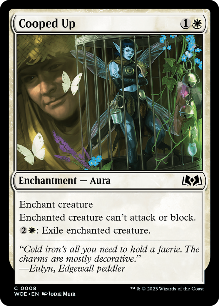 Cooped Up (008) Foil - Wilds of Eldraine