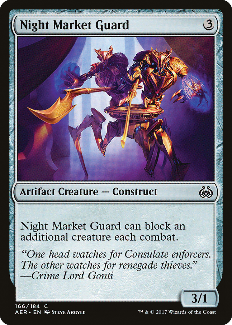 Night Market Guard (166) - Aether Revolt
