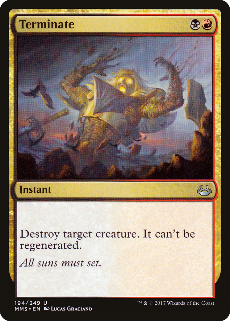 Terminate (194) - Modern Masters 2017
