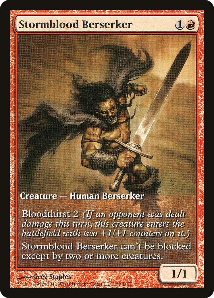 Stormblood Berserker (156) - DCI Promos