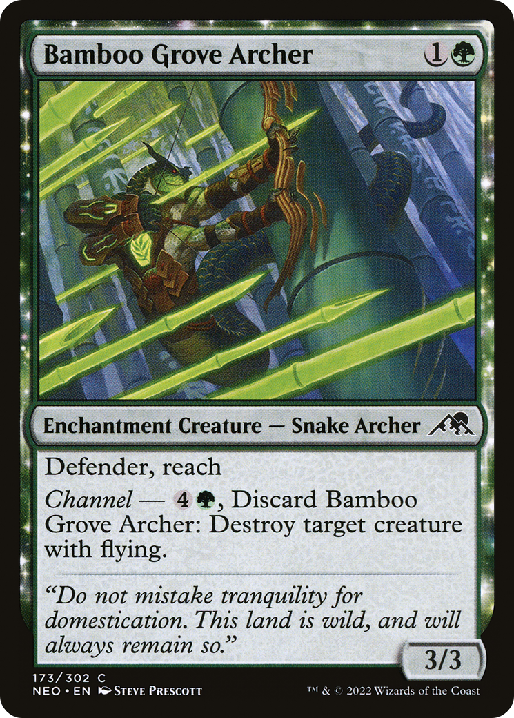 Bamboo Grove Archer (173) - Kamigawa: Neon Dynasty