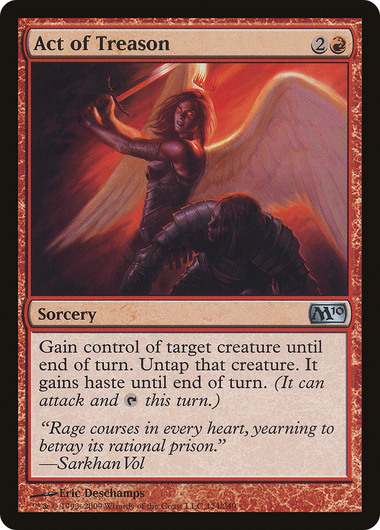 Act of Treason (124) Foil - Magic 2010
