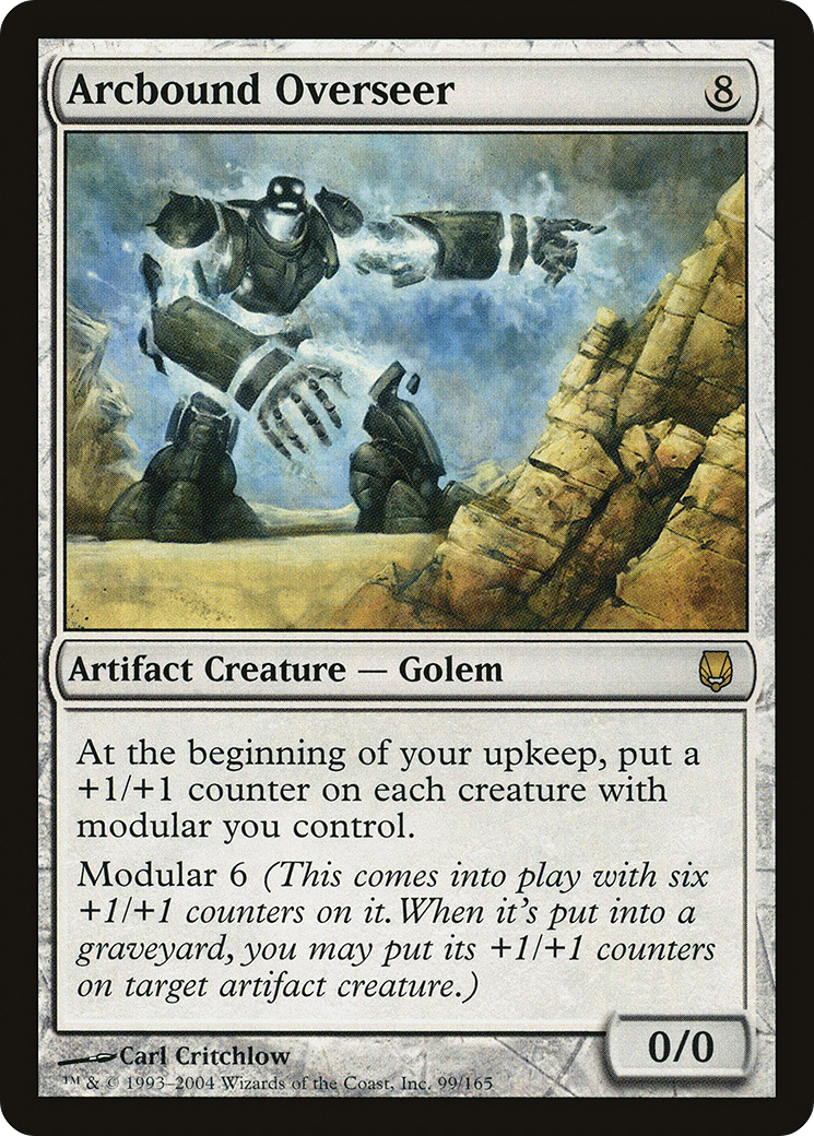 Arcbound Overseer (099) Foil - Darksteel