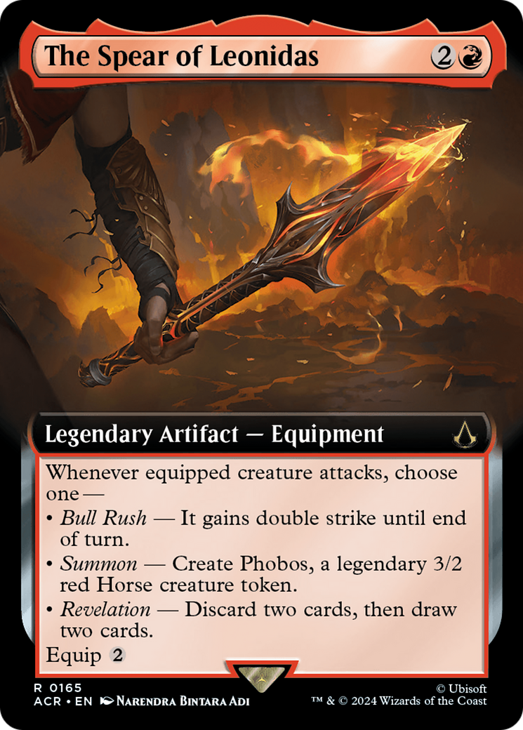 The Spear of Leonidas (Extended Art) (165) Foil - Assassin's Creed