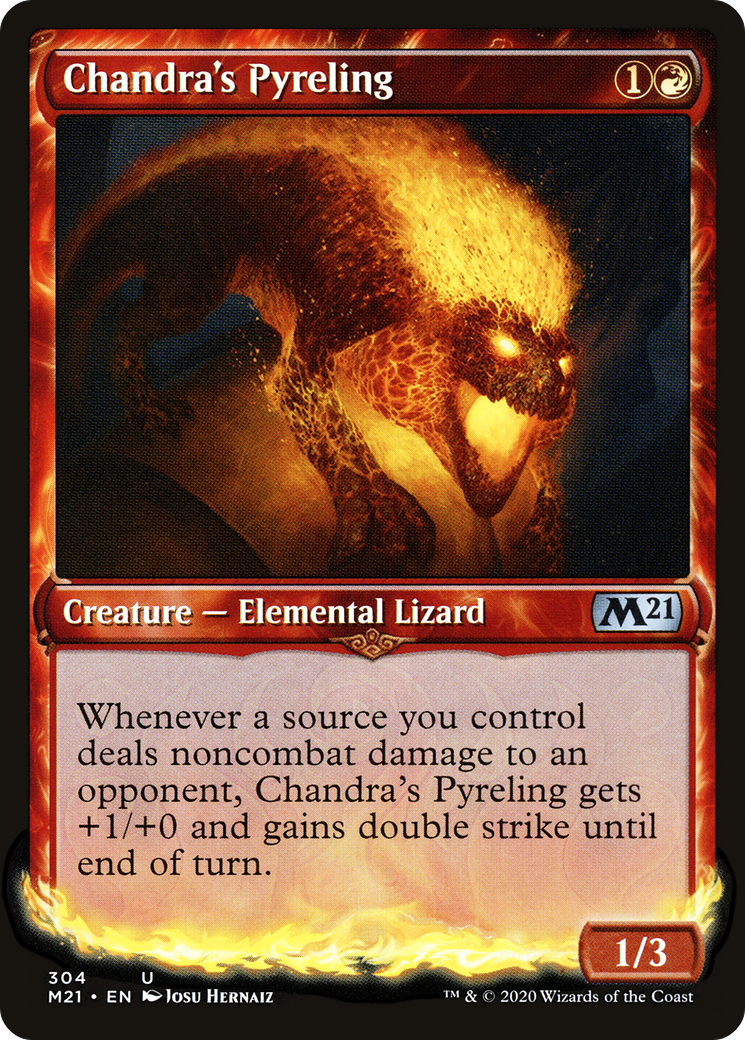 Chandra's Pyreling (Showcase) (304) Foil - Core Set 2021