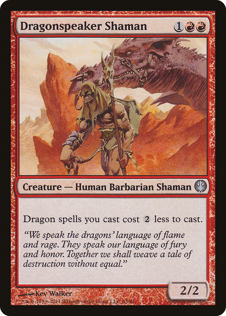 Dragonspeaker Shaman (053) - Duel Decks: Knights vs. Dragons