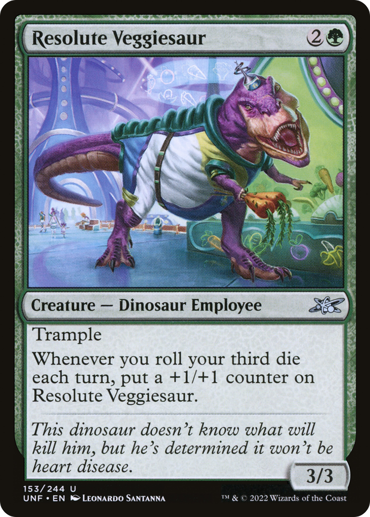 Resolute Veggiesaur (153) - Unfinity