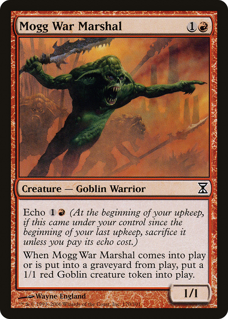 Mogg War Marshal (170) - Time Spiral