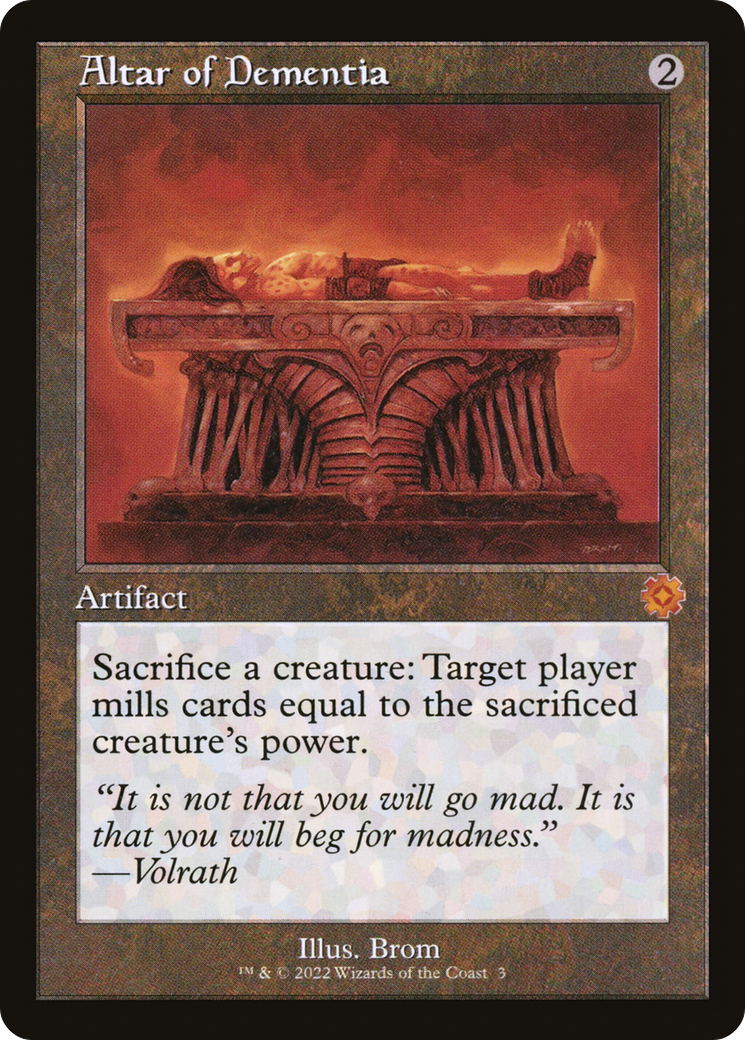Altar of Dementia (Retro) (003) - The Brothers' War Retro Artifacts
