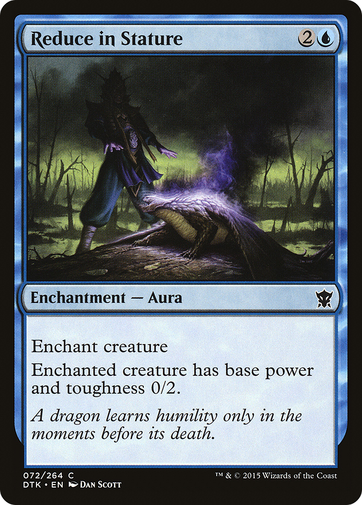 Reduce in Stature (072) Foil - Dragons of Tarkir