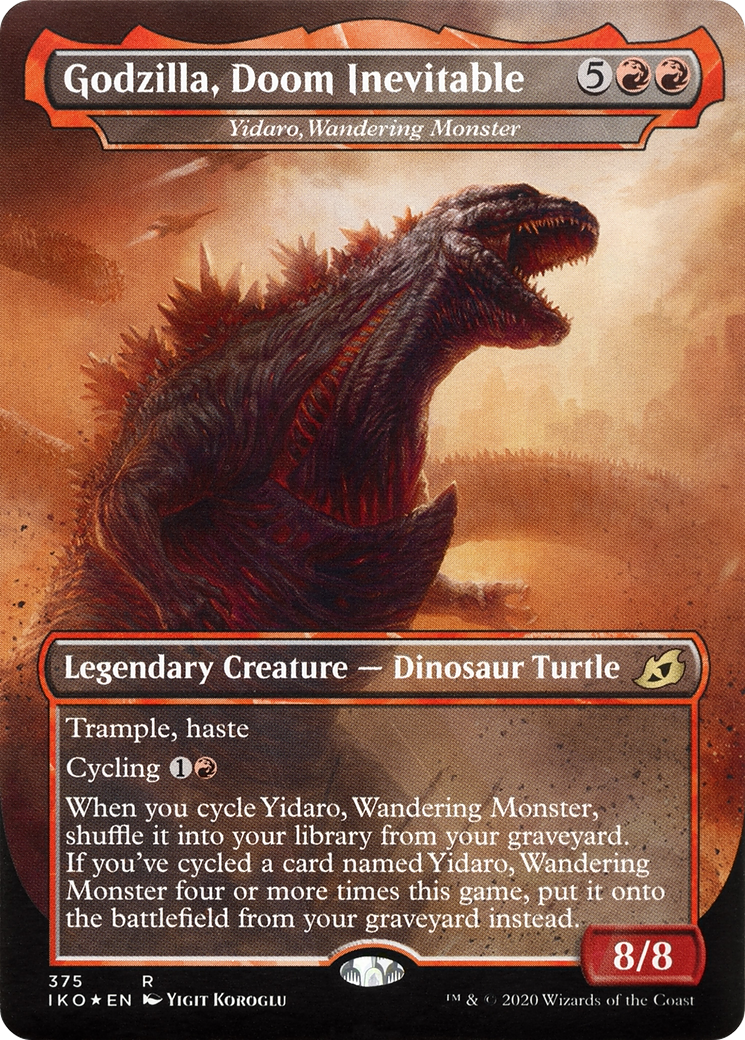 Godzilla, Doom Inevitable – Yidaro, Wandering Monster (375) Foil - Ikoria: Lair of Behemoths