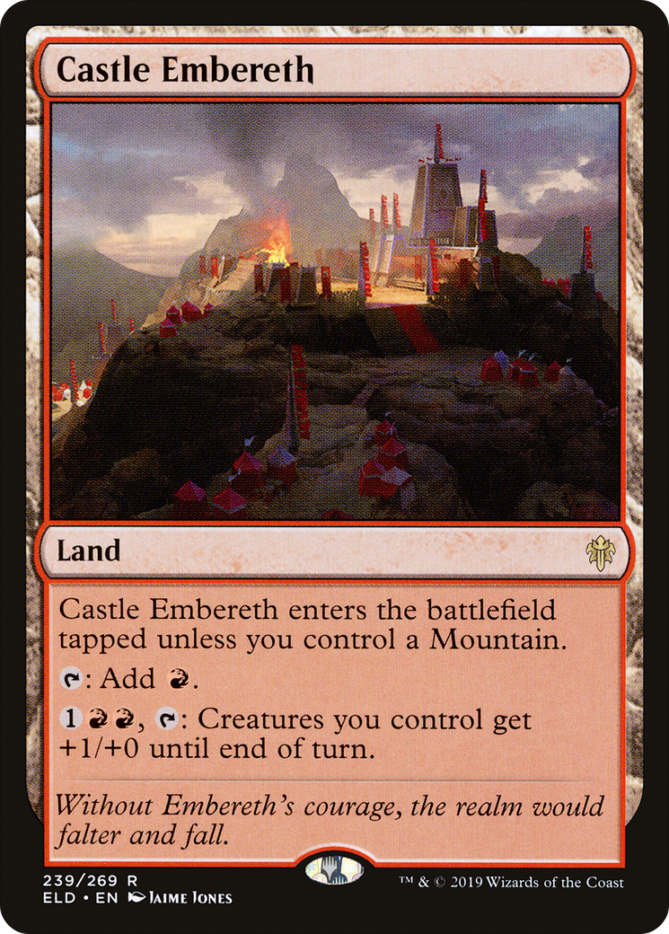 Castle Embereth (239) Foil - Throne of Eldraine