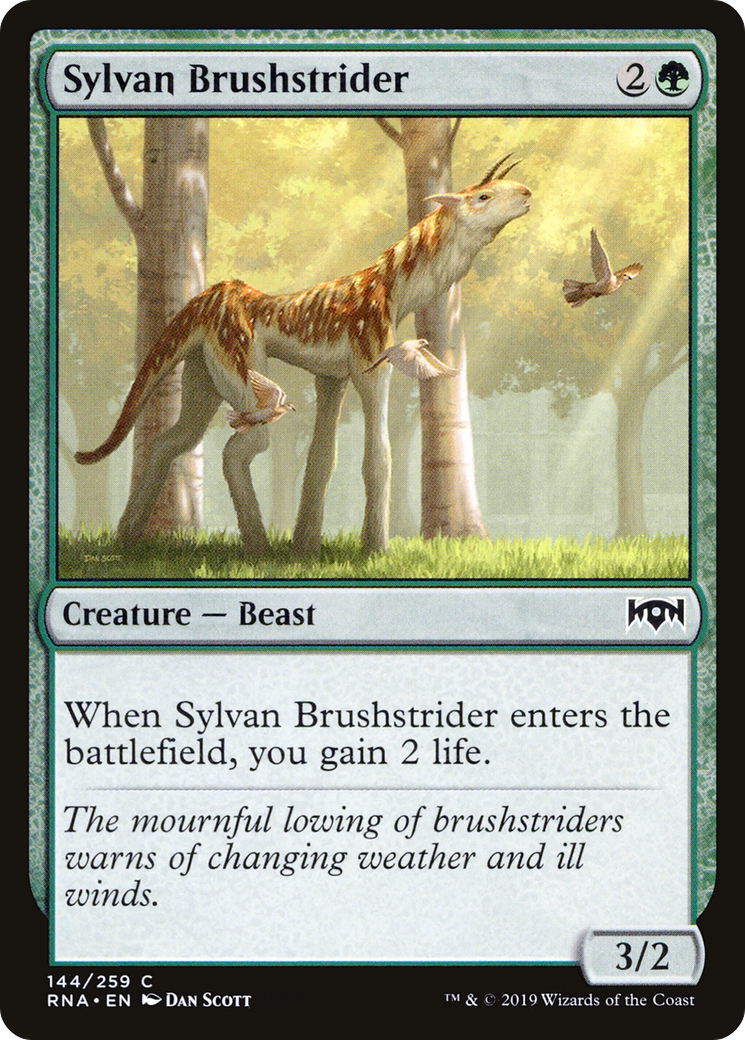 Sylvan Brushstrider (144) - Ravnica Allegiance