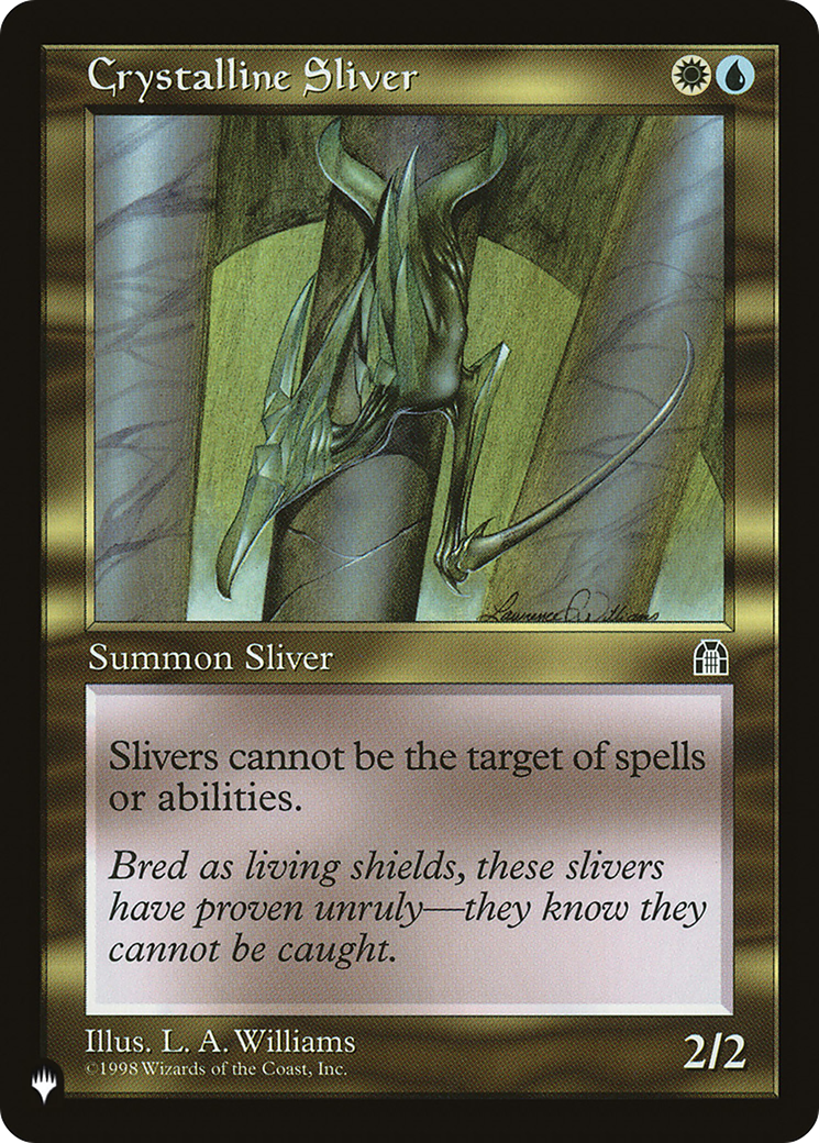 Crystalline Sliver (Retro) (STH-127) - The List