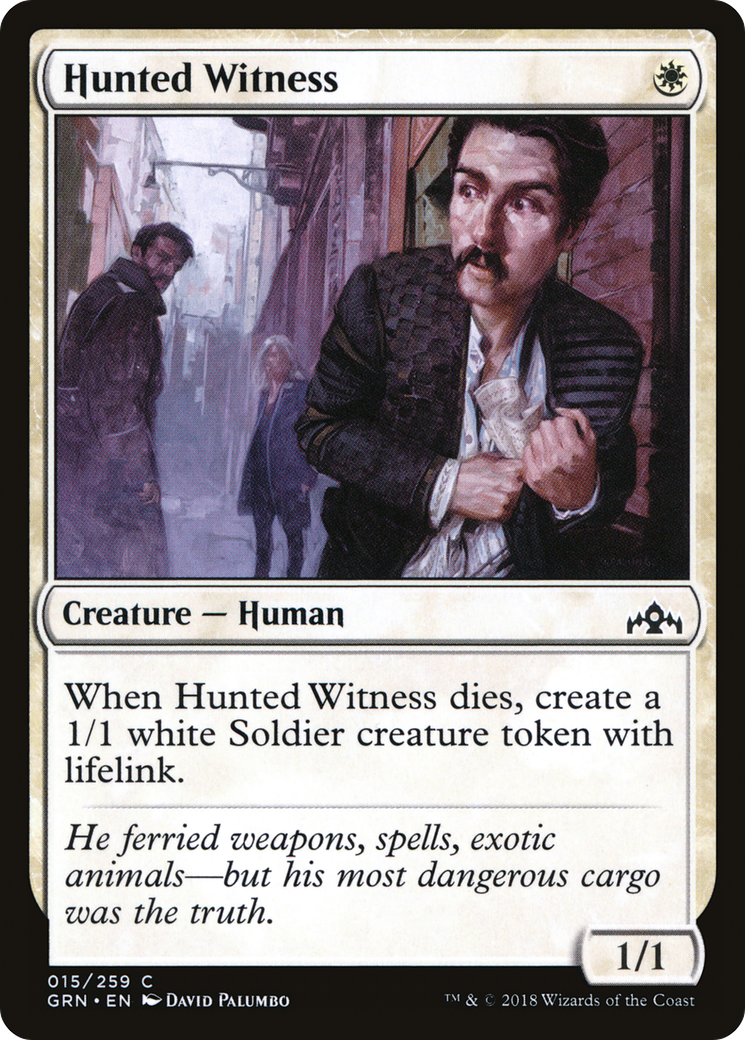 Hunted Witness (015) Foil - Guilds of Ravnica