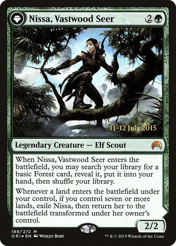 Nissa, Vastwood Seer (189) Foil - Magic Origins Promos