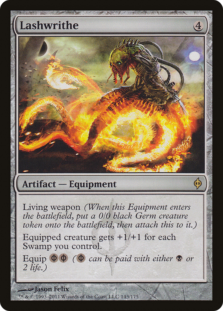 Lashwrithe (143) Foil - New Phyrexia