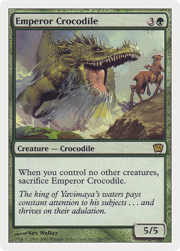 Emperor Crocodile (241) Foil - Ninth Edition