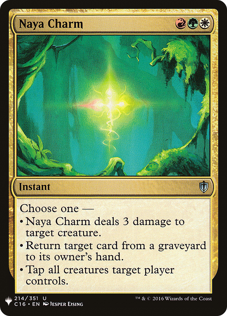 Naya Charm (C16-214) - The List