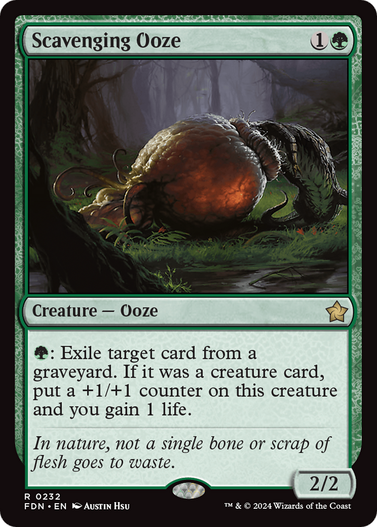 Scavenging Ooze (232) Foil - Foundations