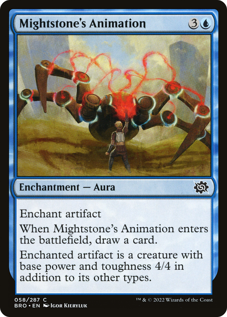 Mightstone's Animation (058) Foil - The Brothers' War