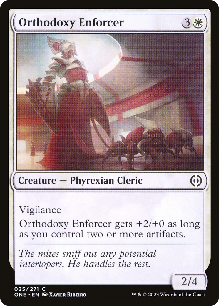 Orthodoxy Enforcer (025) Foil - Phyrexia: All Will Be One