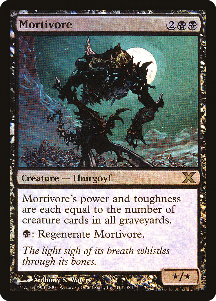 Mortivore (161) Foil - Tenth Edition