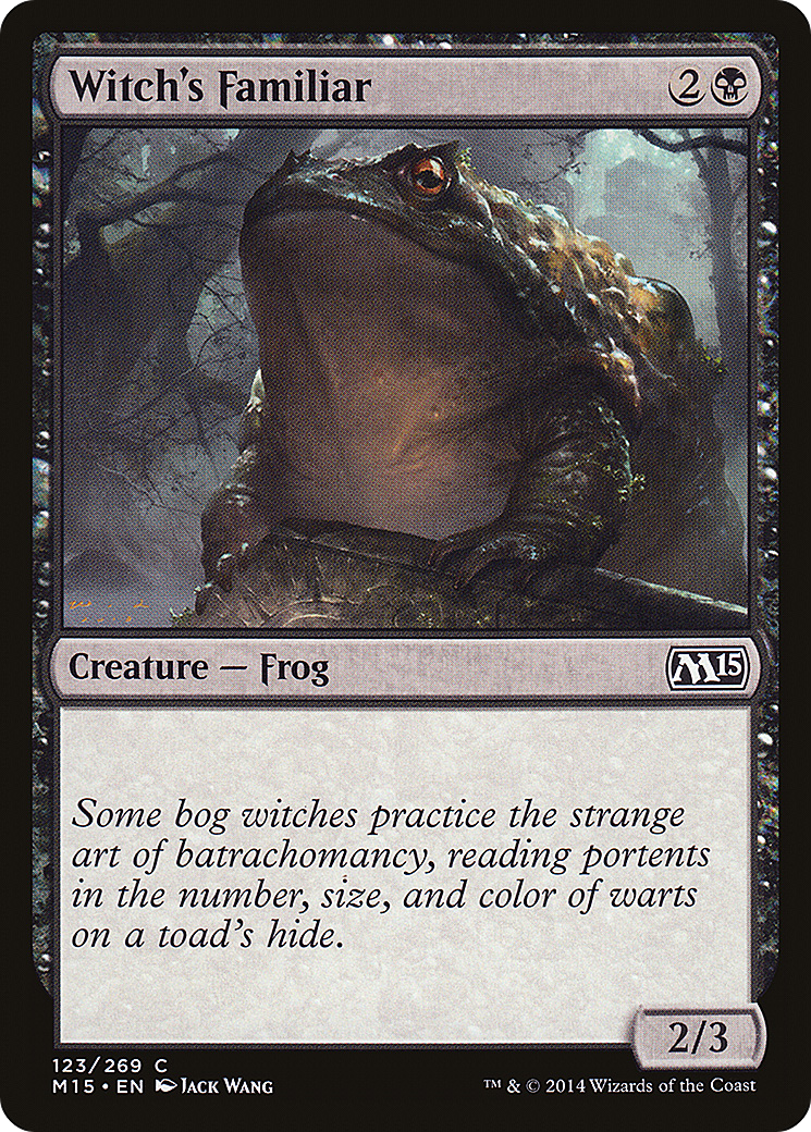 Witch's Familiar (123) Foil - Magic 2015