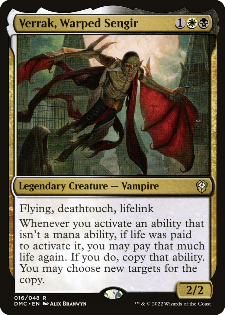 Verrak, Warped Sengir (016) - Dominaria United Commander
