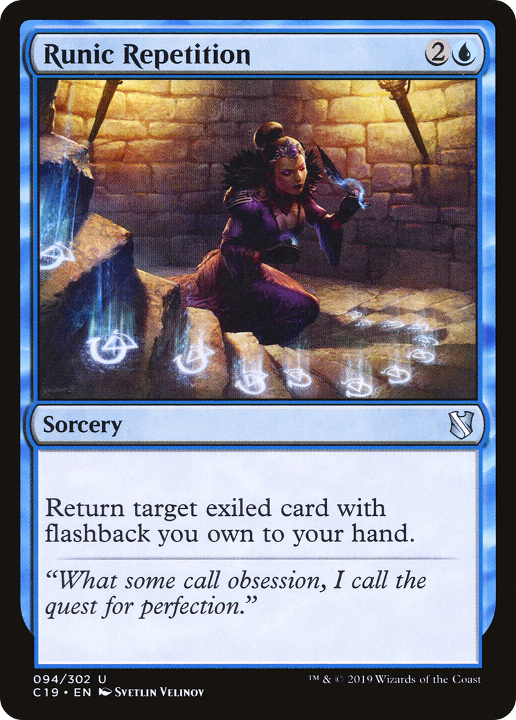 Runic Repetition (094) - Commander 2019