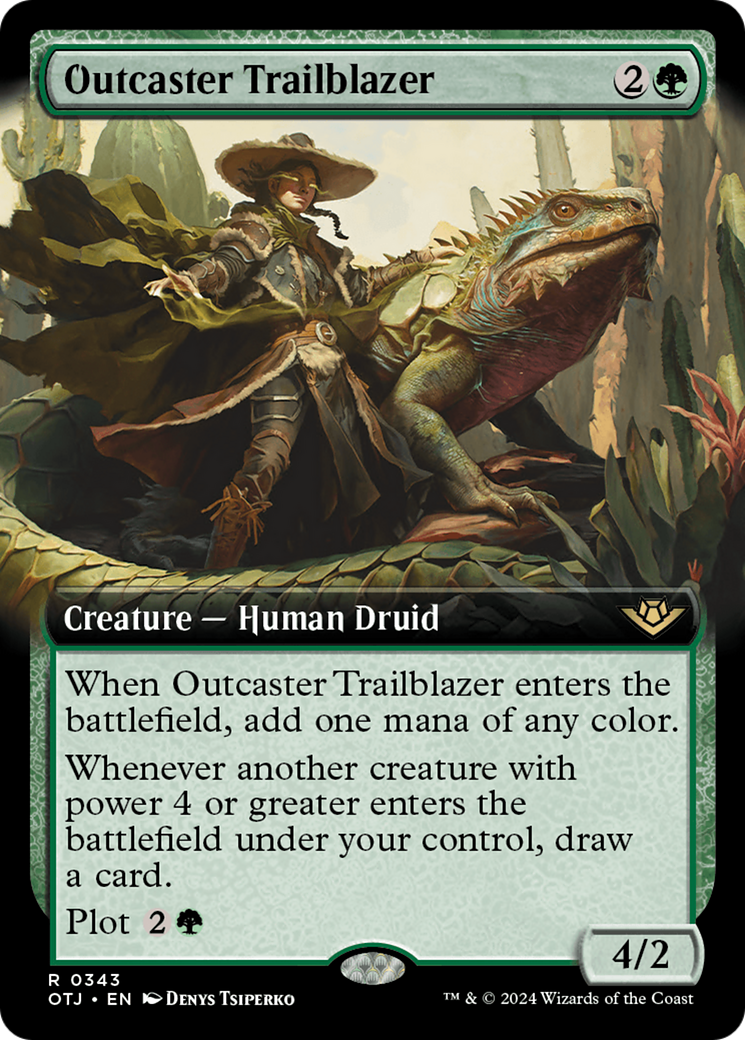Outcaster Trailblazer (Extended Art) (343) - Outlaws of Thunder Junction