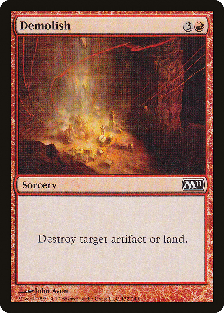 Demolish (132) Foil - Magic 2011
