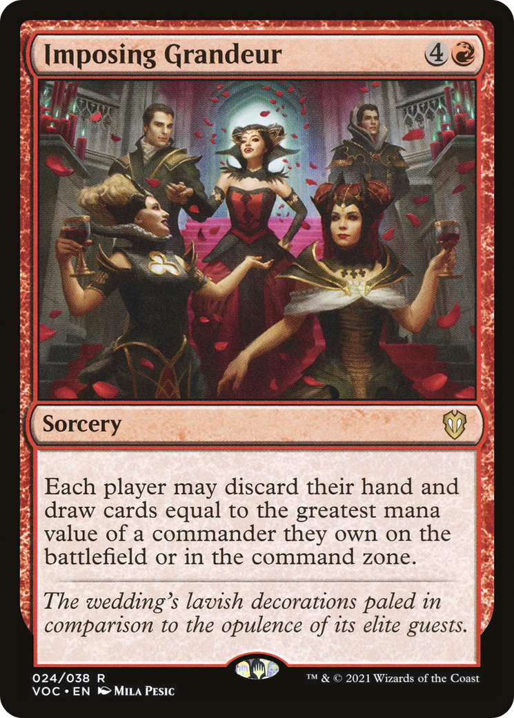 Imposing Grandeur (024) - Crimson Vow Commander
